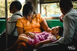 Train de Yangon, Birmanie