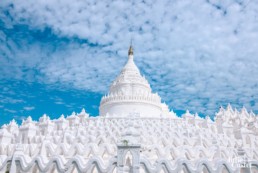 Temple blanc à Mandalay