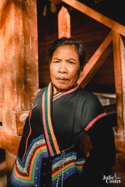 Femme de l'ethnie Kmu au Laos