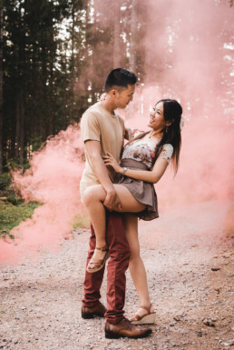 Séance photo couple à Gérardmer dans les Vosges