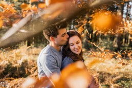 Séance couple en automne dans les Vosges