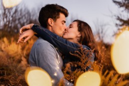 Séance couple en automne dans les Vosges