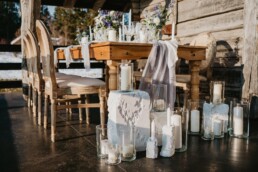 Table mariage à la montagne