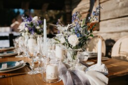 Décoration mariage à la montagne