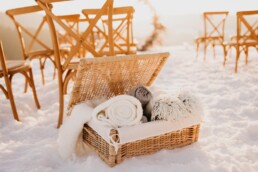 Mariage dans la neige