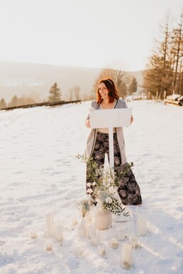 Mariage dans la neige