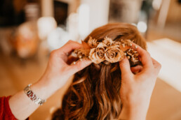 Table décoration pour un mariage en automne