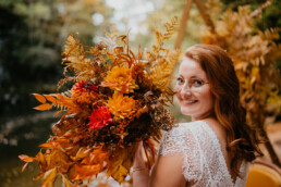 Bouquet de mariée automne